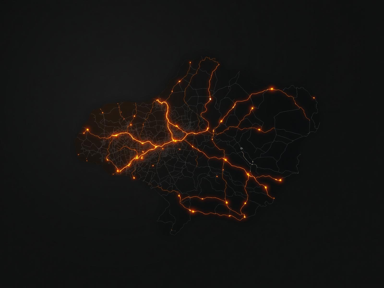 Mapa da região de Rio Verde - GO